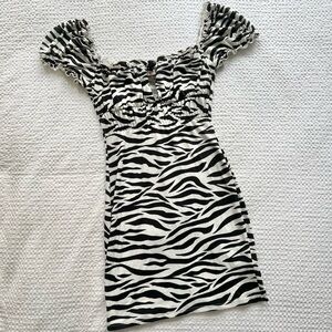 Zebra Mini Dress
